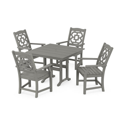 Chinoiserie 5-Piece Farmhouse Dining Set