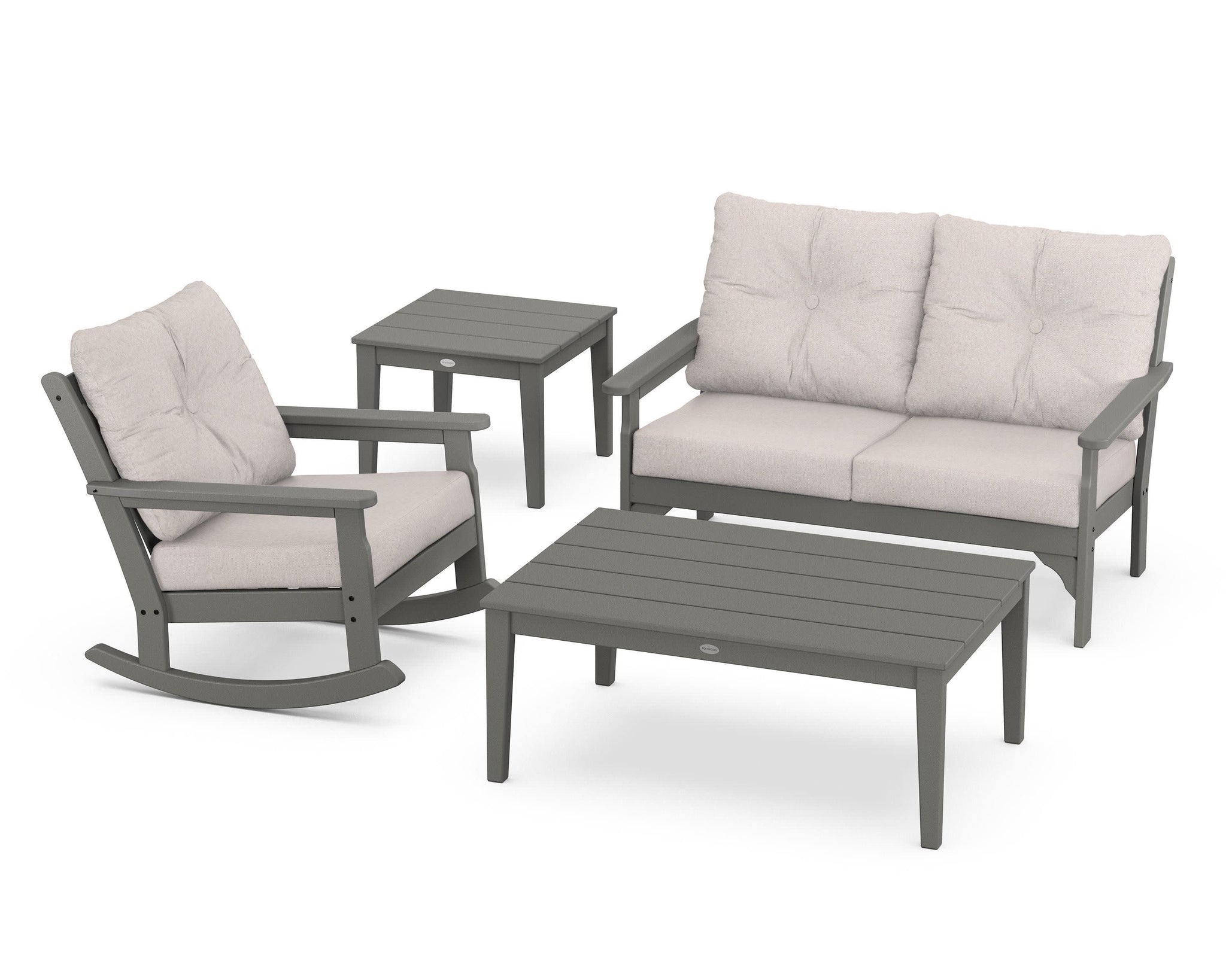 Vineyard 4-Piece Deep Seating Rocker Set
