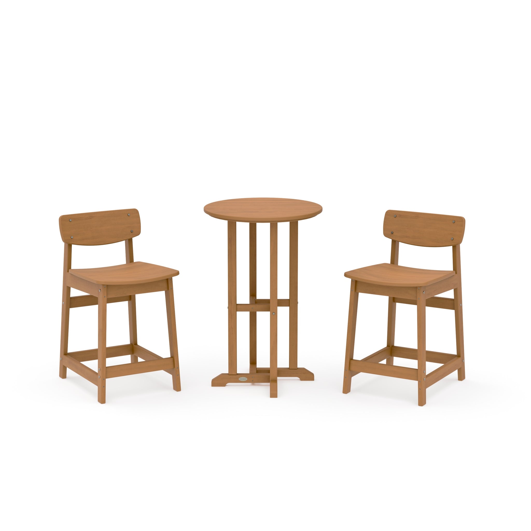 Modern Studio Urban Lowback 3-Piece Bistro Counter Set