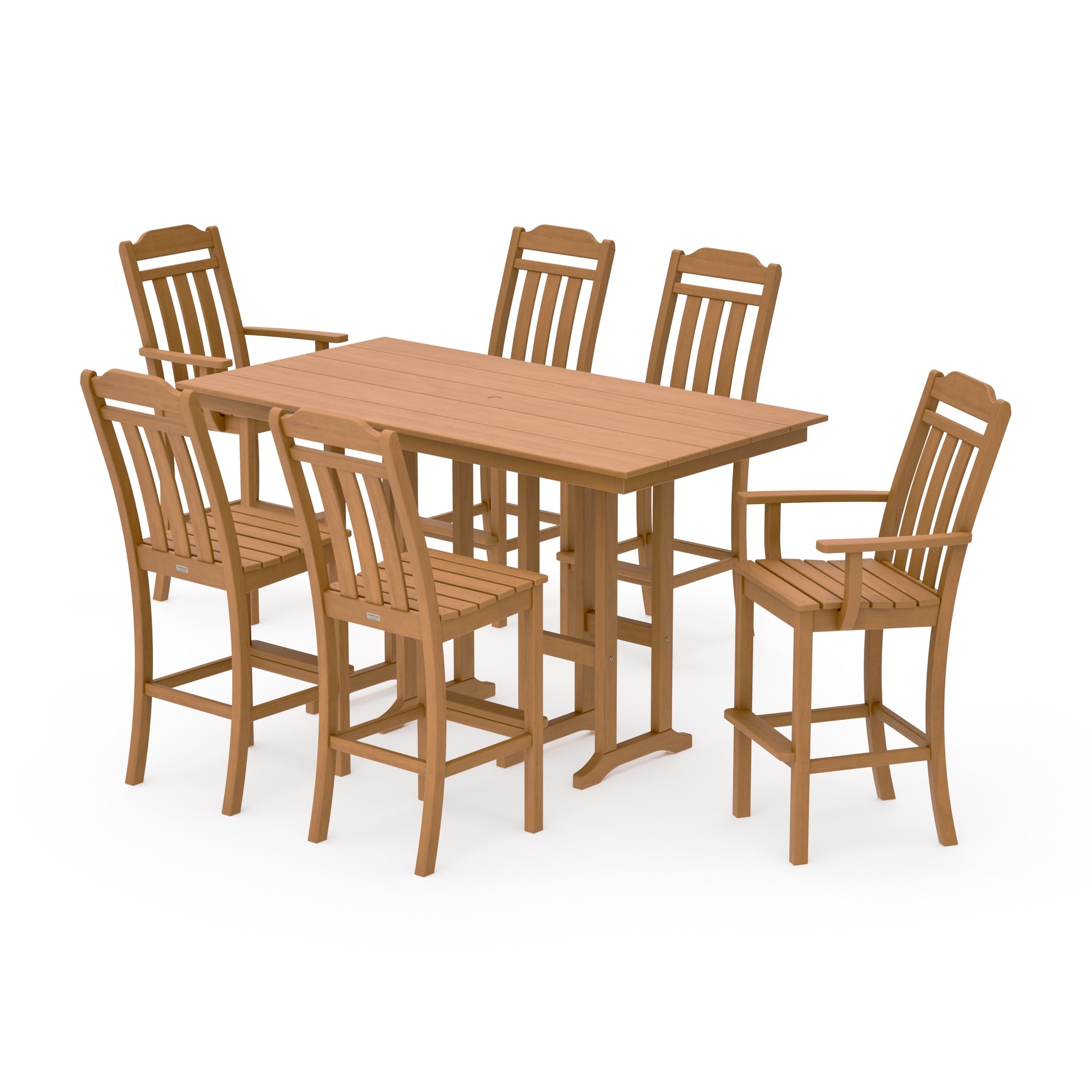 Cottage 7-Piece Farmhouse Bar Set
