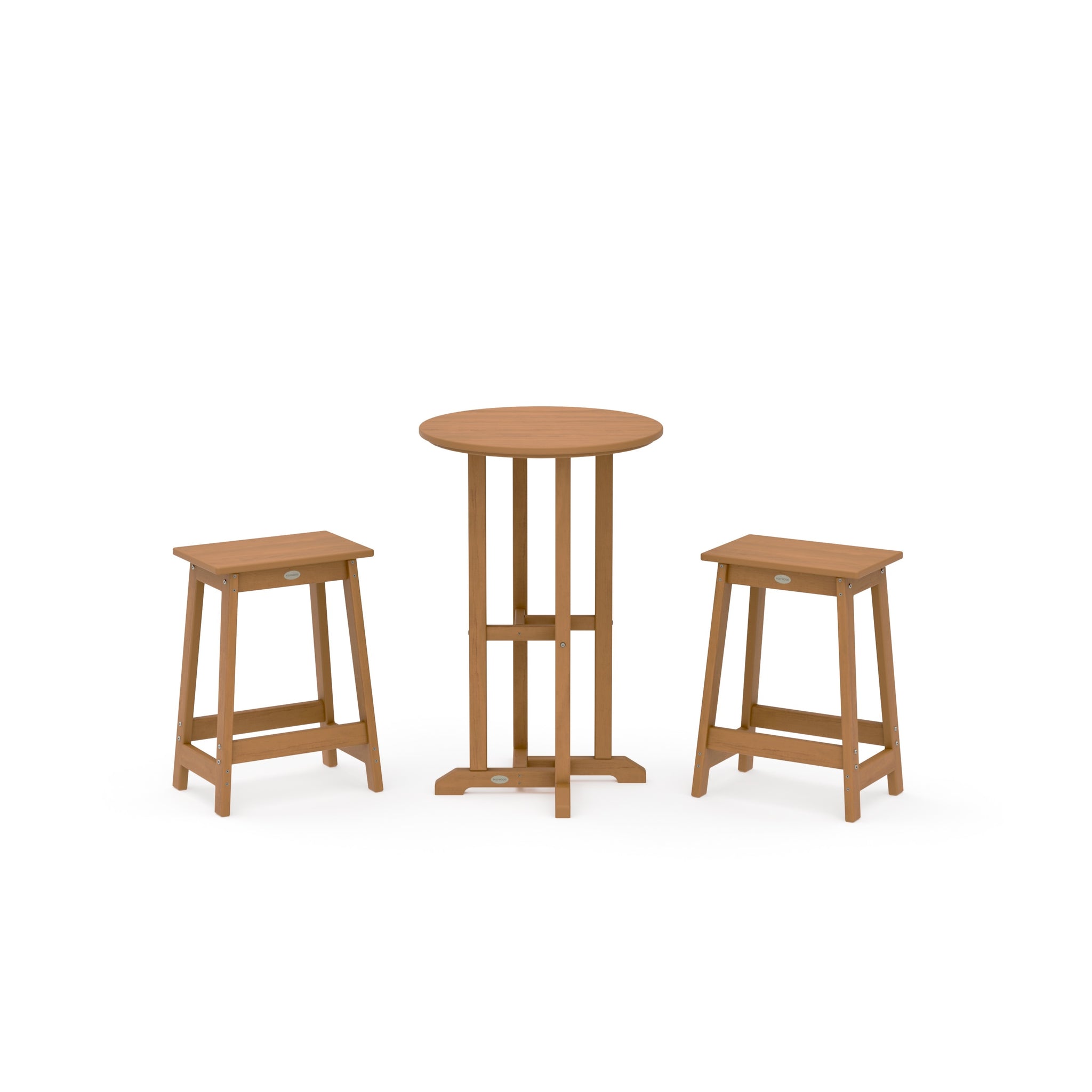 Modern Studio Counter Stool 3-Piece Bistro Set