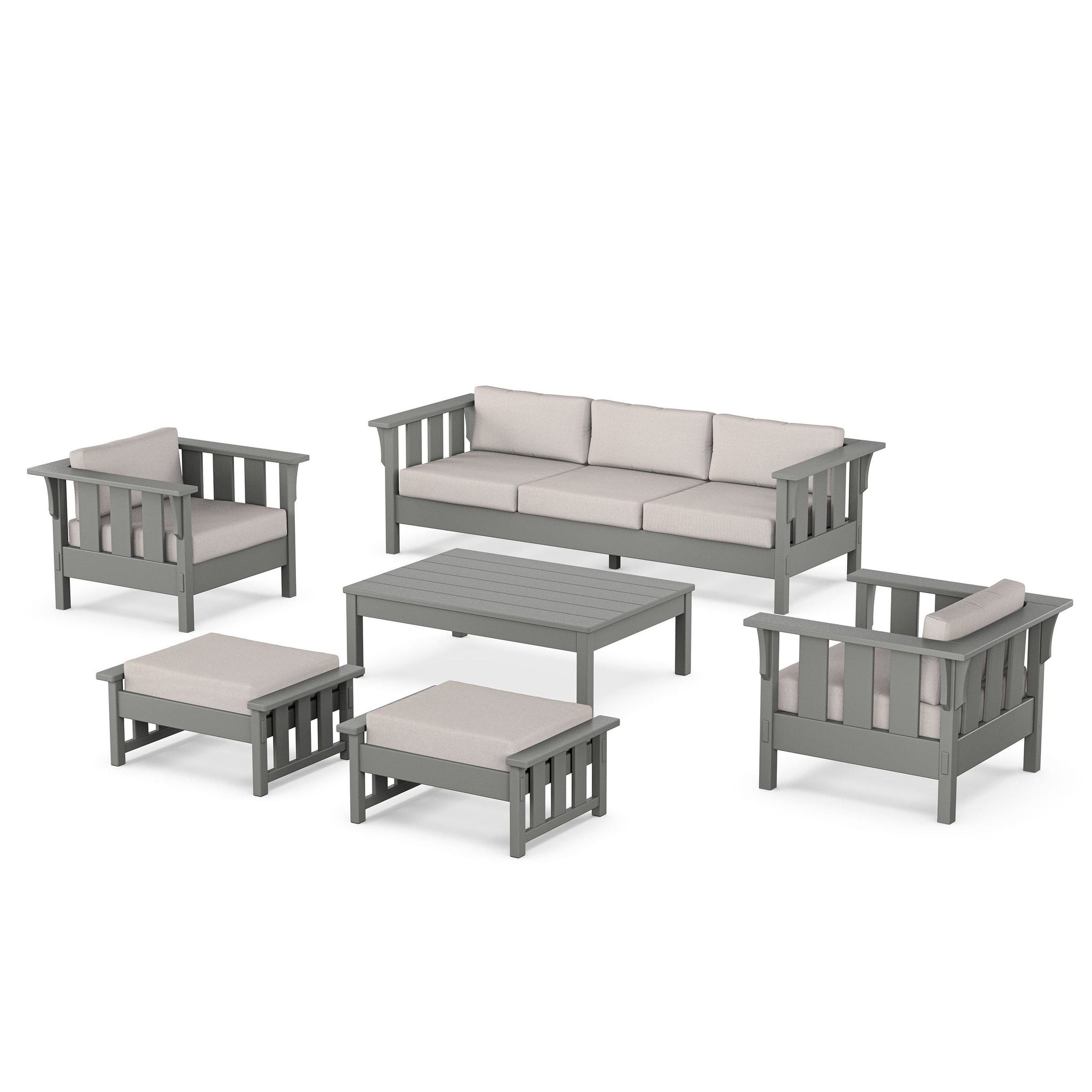 Acadia 6-Piece Lounge Sofa Set