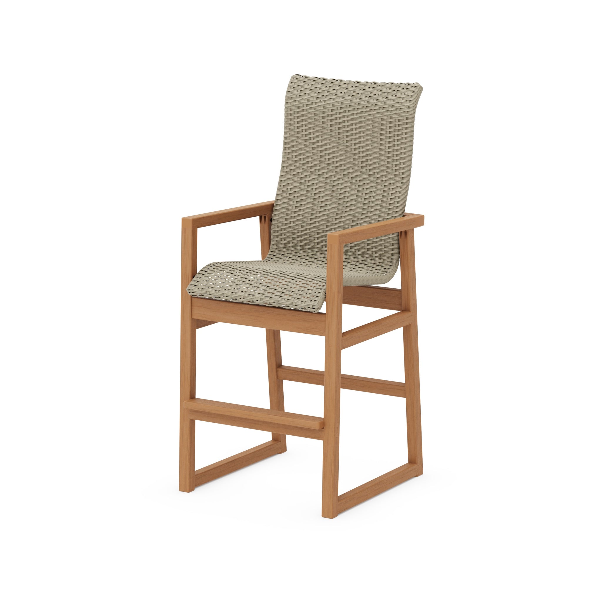 EDGE Woven High-Back Bar Arm Chair