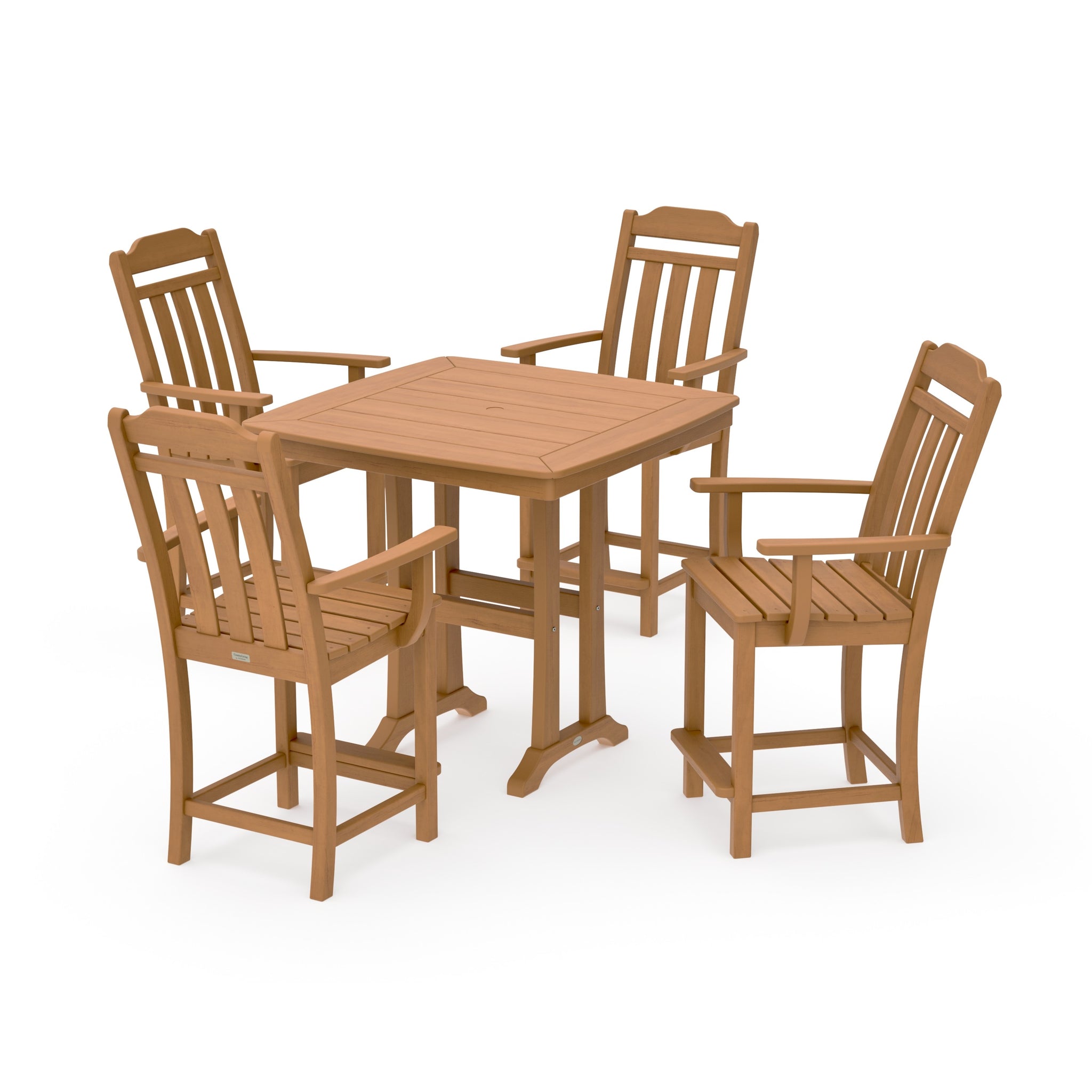 Cottage 5-Piece Counter Set with Trestle Legs
