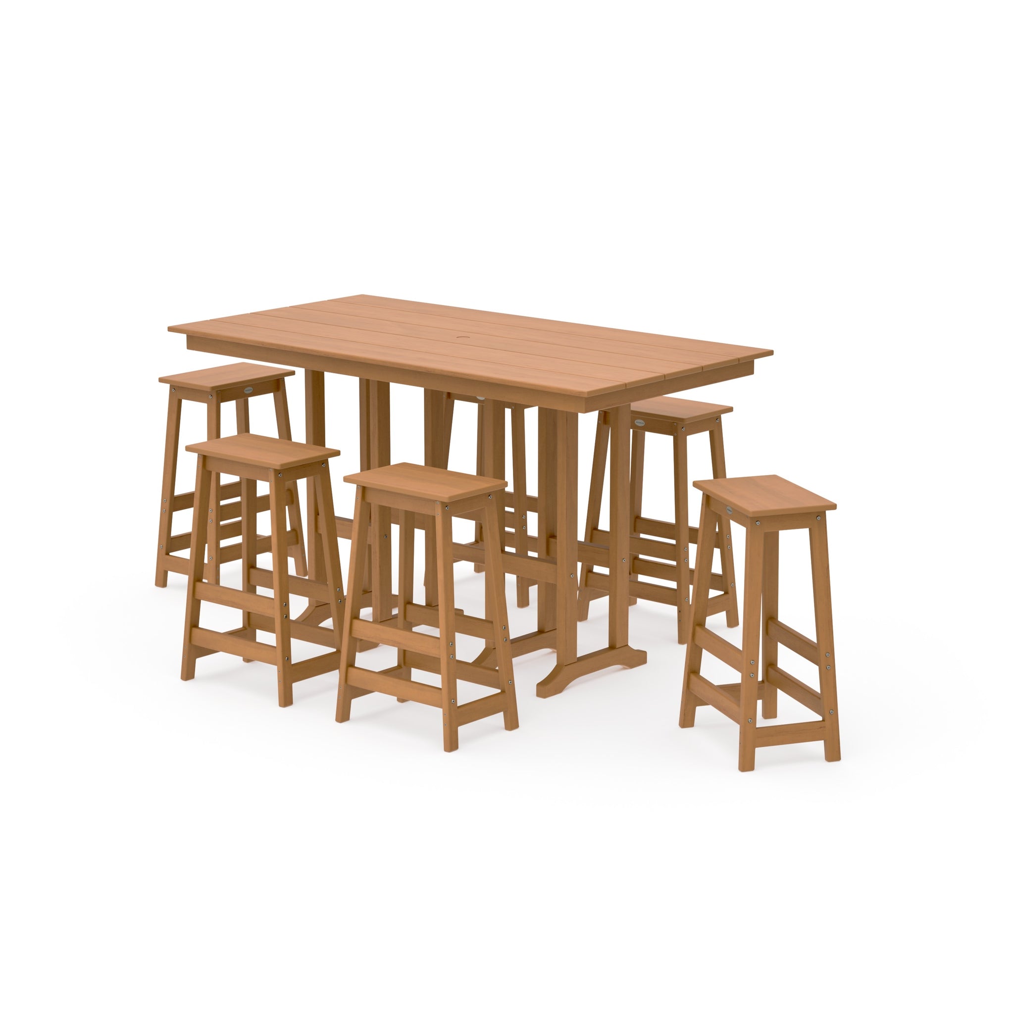 Modern Studio Bar Stool 7-Piece Set