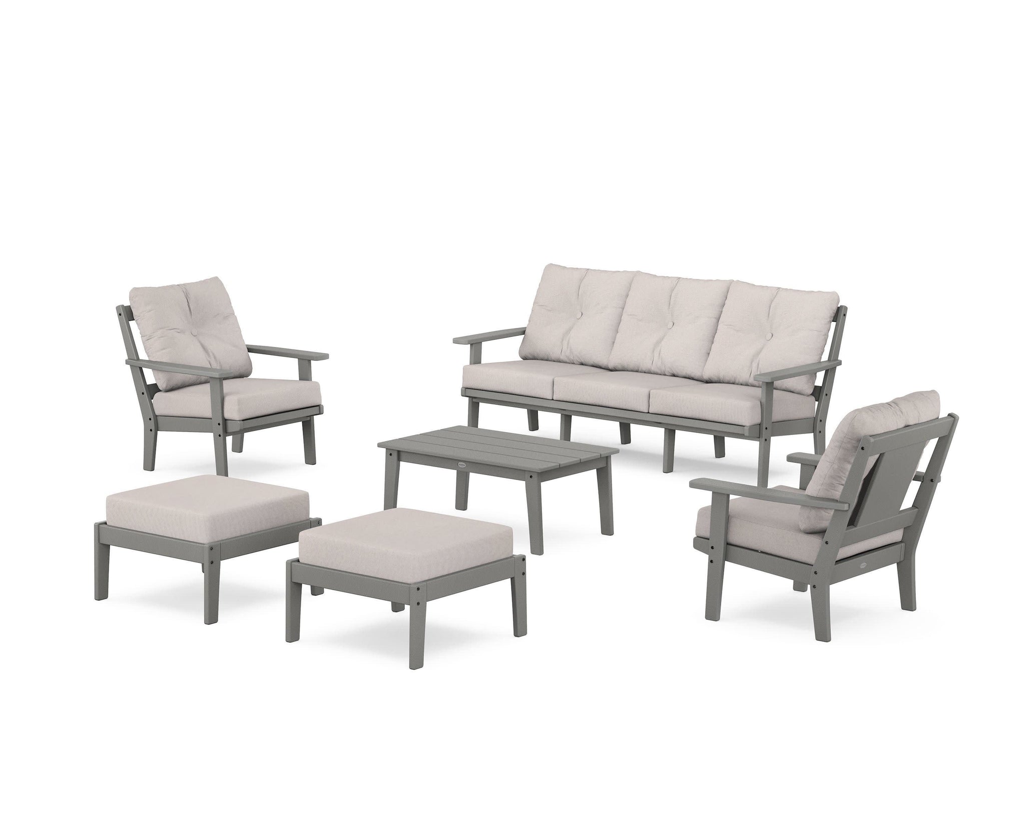 Prairie 6-Piece Lounge Sofa Set
