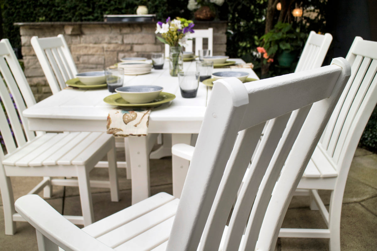 Vineyard 7-Piece Dining Set with Trestle Legs