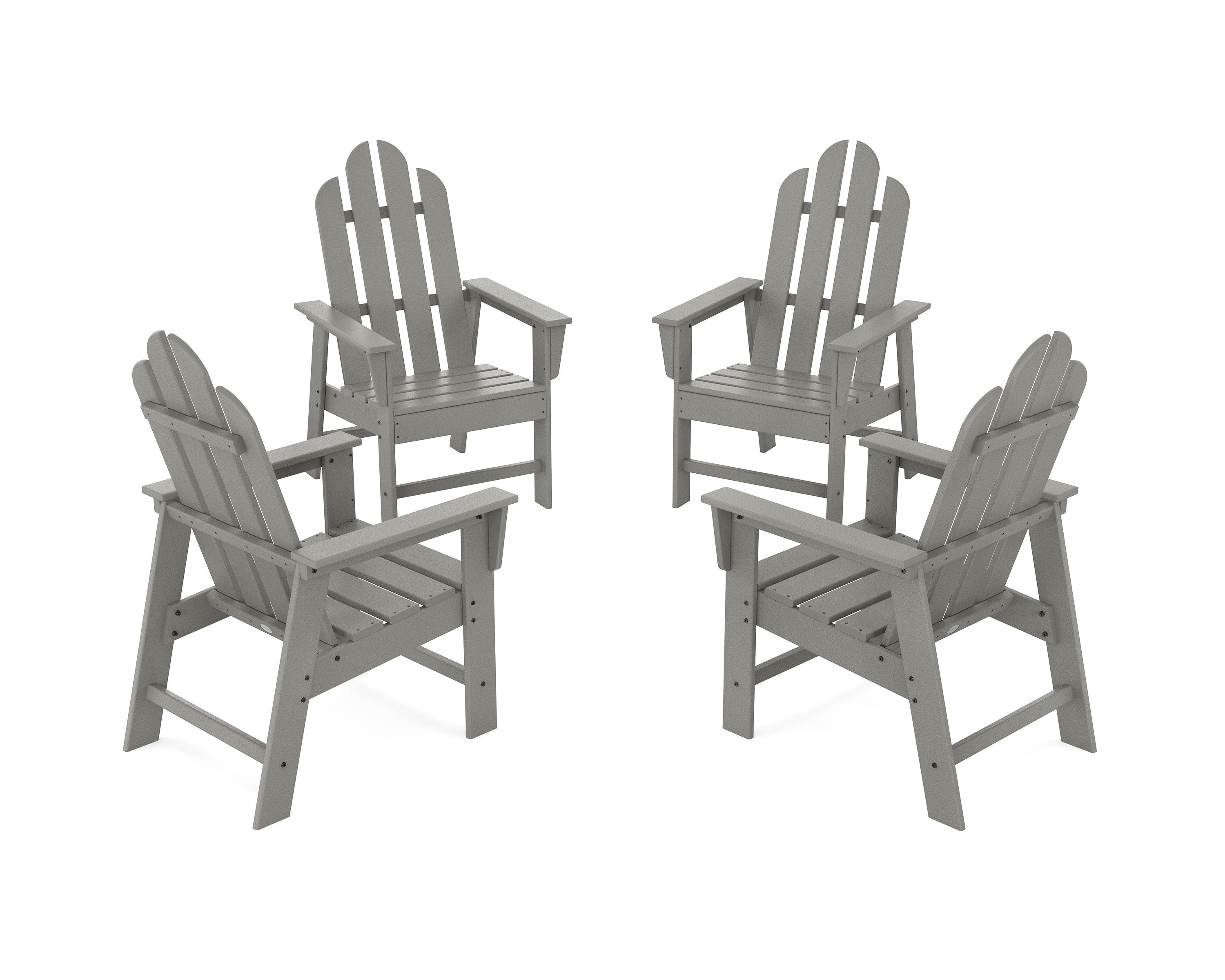 Long Island 4-Piece Upright Adirondack Conversation Set