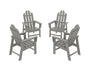 Long Island 4-Piece Upright Adirondack Conversation Set