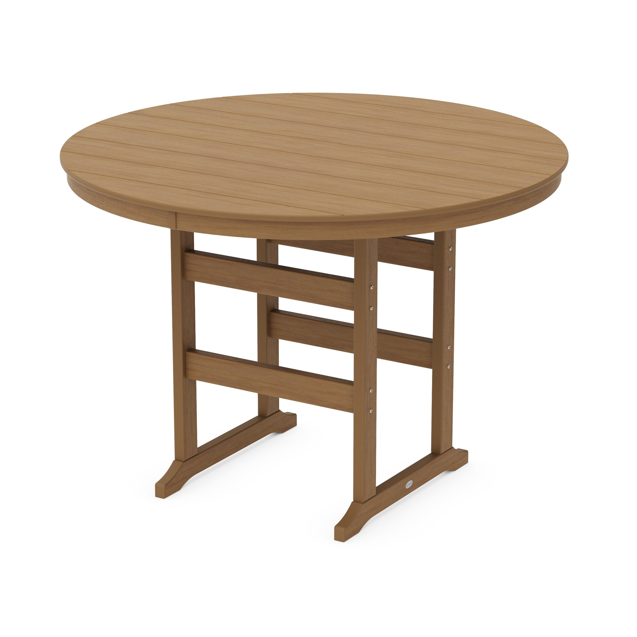 60" Round Farmhouse Bar Table