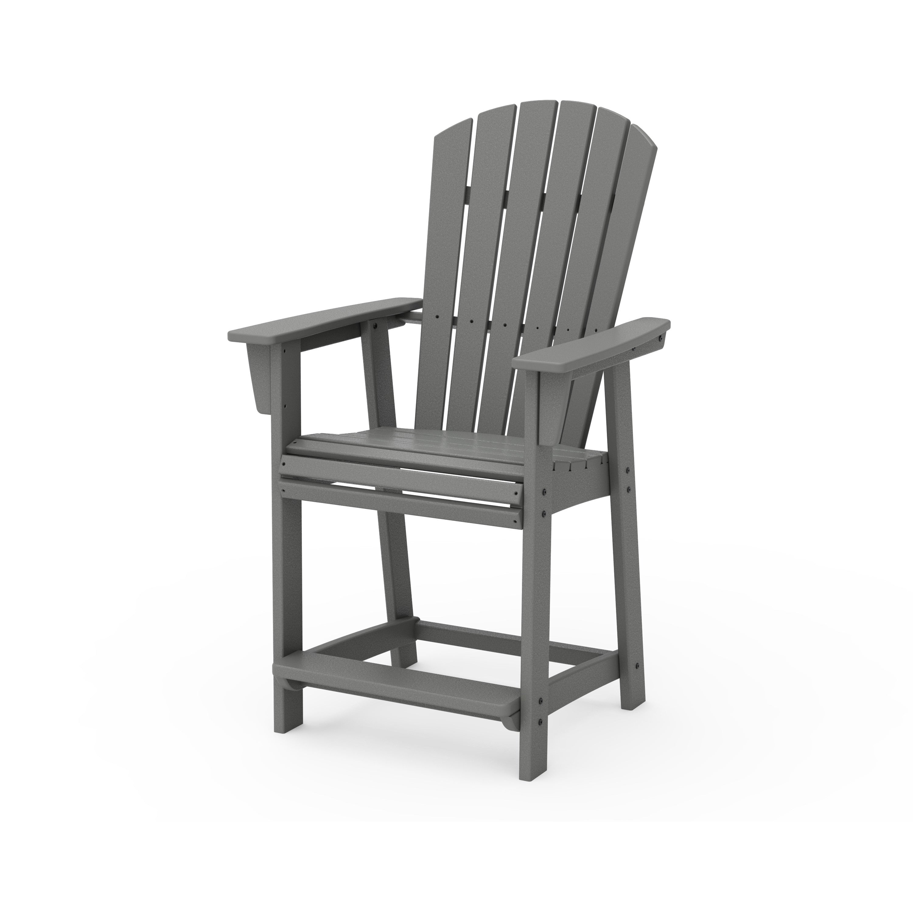 Nautical Curveback Adirondack Counter Chair