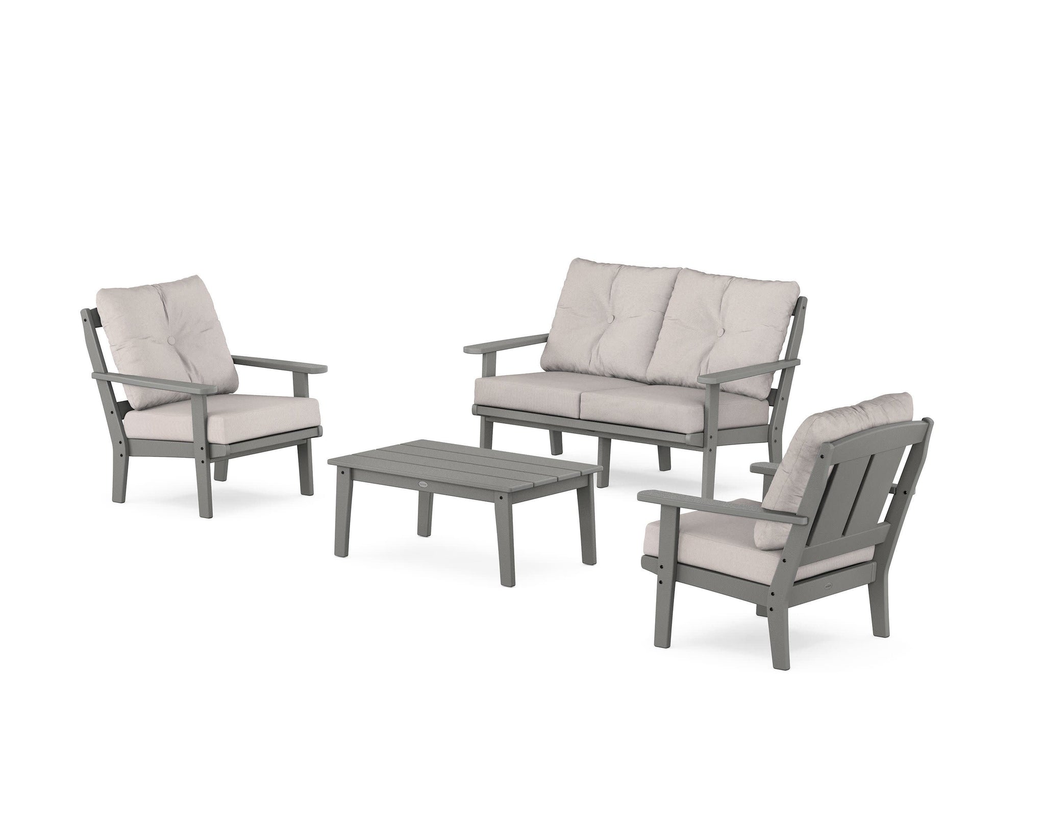 Mission 4-Piece Deep Seating Set with Loveseat