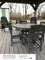 Lakeside 5-Piece Round Farmhouse Side Chair Dining Set