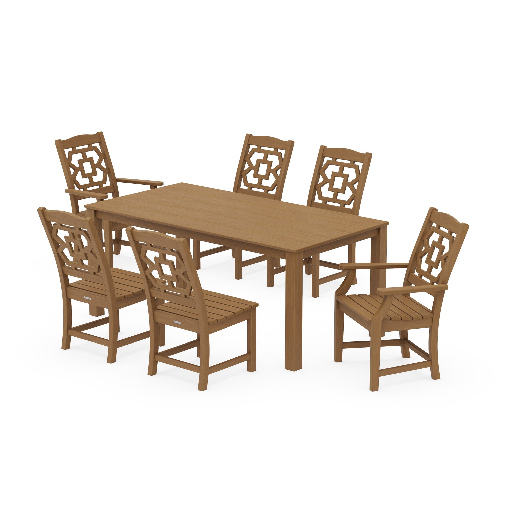 Chinoiserie 7-Piece Parsons Dining Set