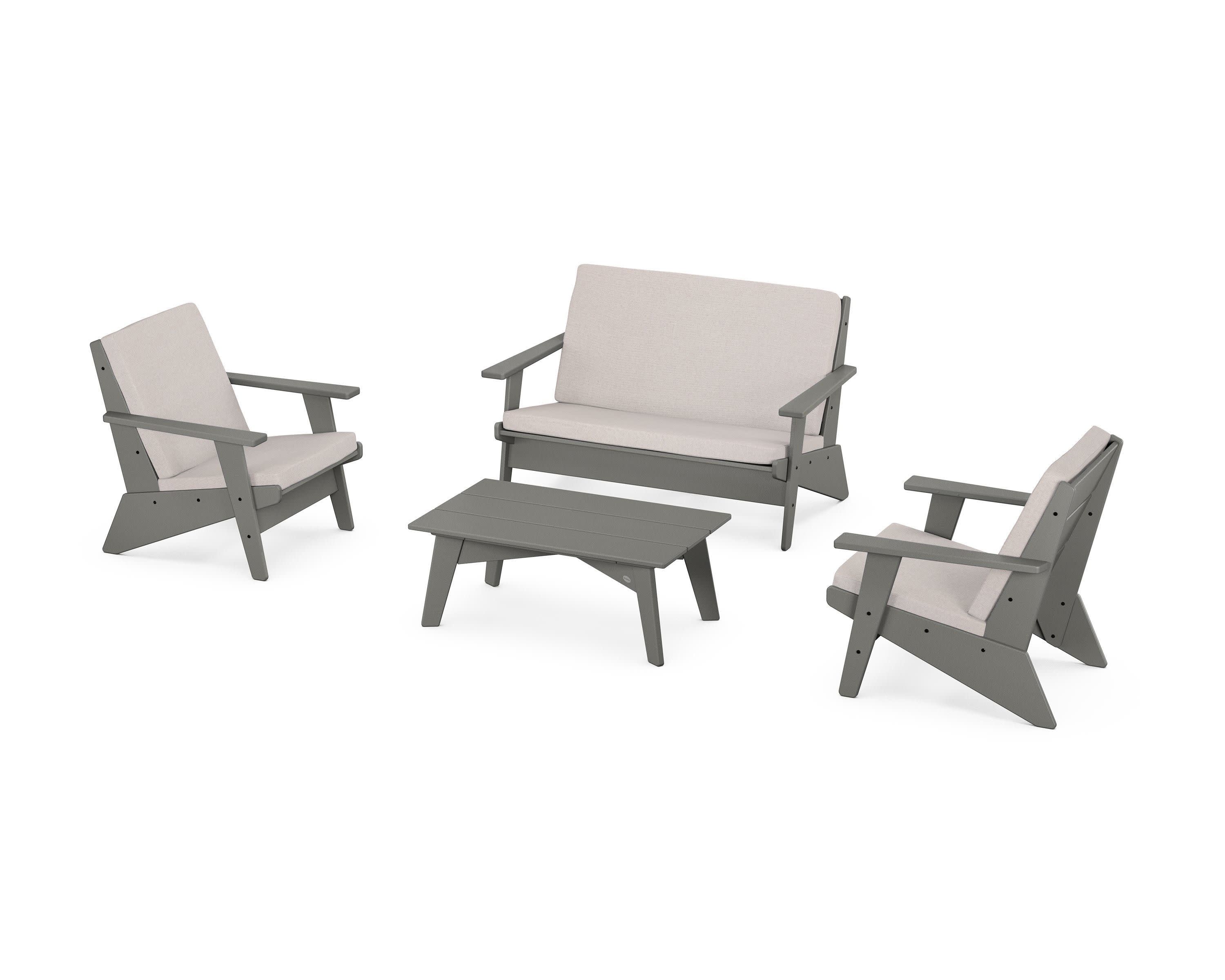Riviera Modern Lounge 4-Piece Set