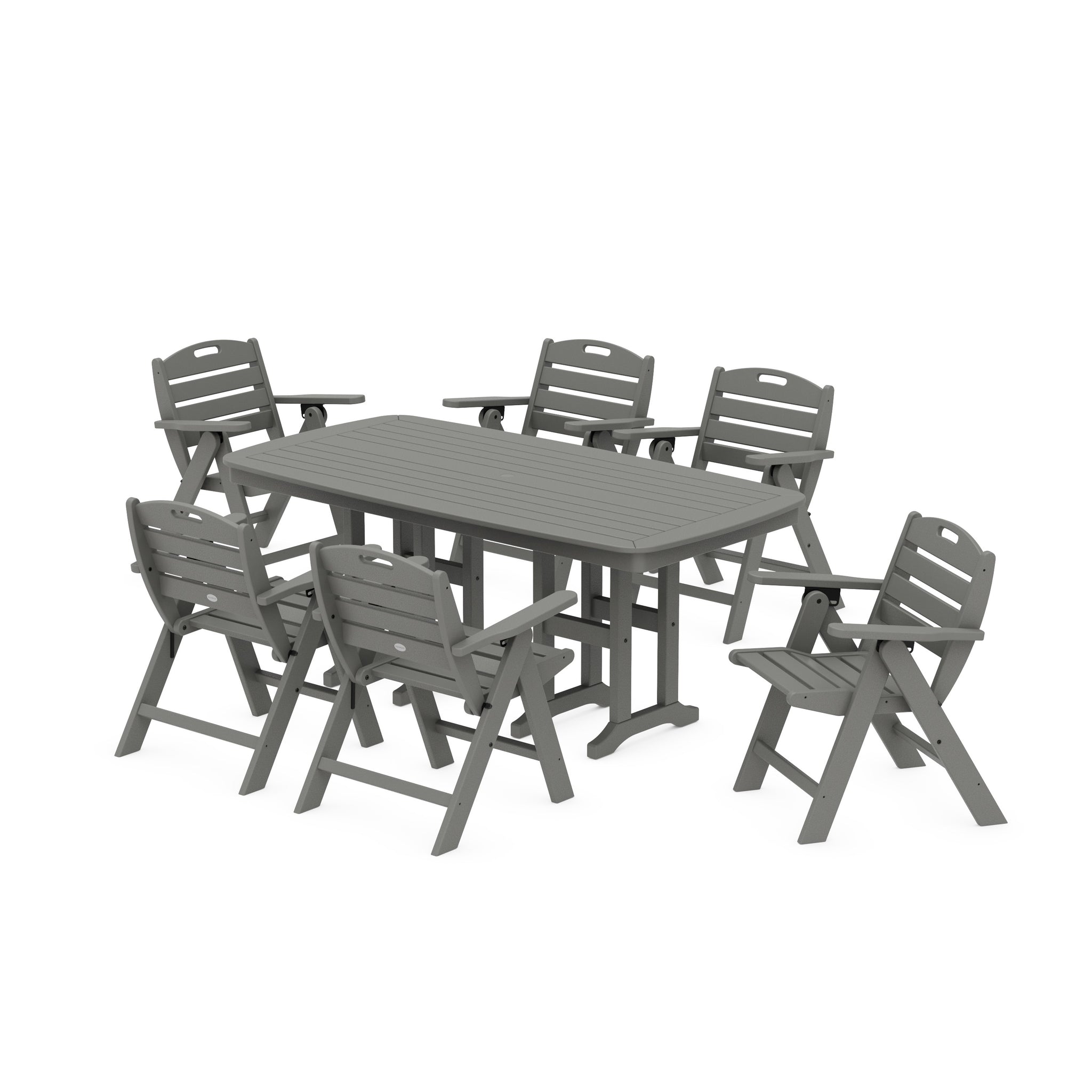Nautical Lowback 7-Piece Dining Set