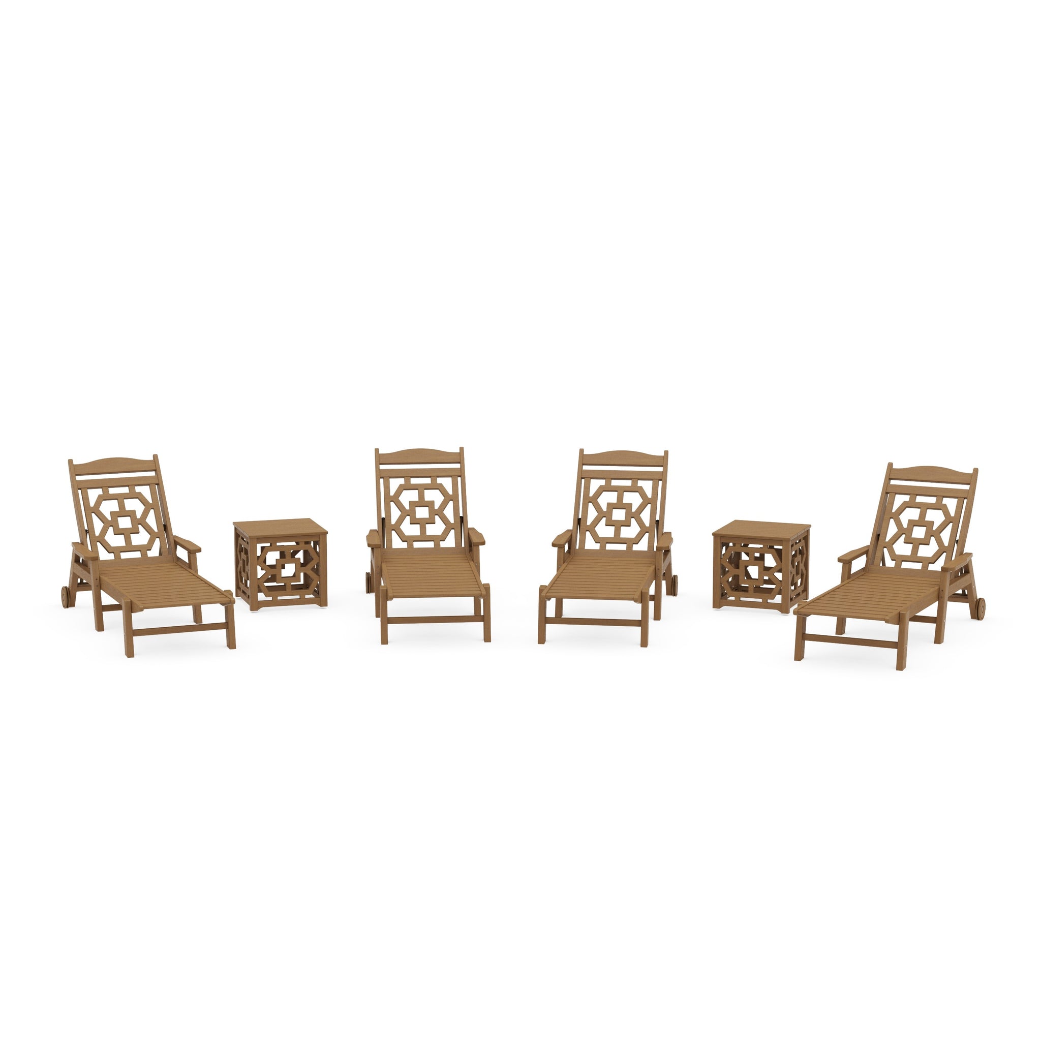 Chinoiserie 6-Piece Chaise Set