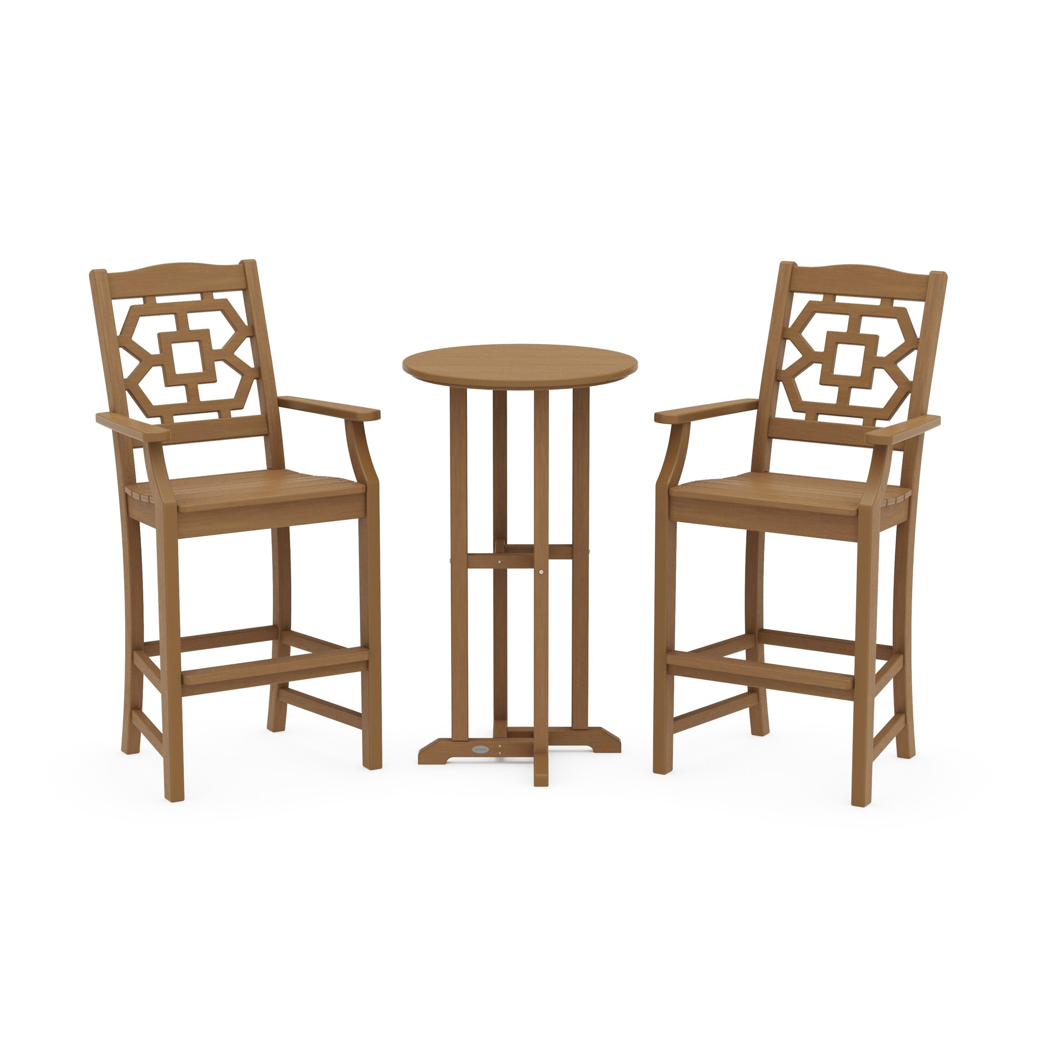 Chinoiserie 3-Piece Farmhouse Bar Set