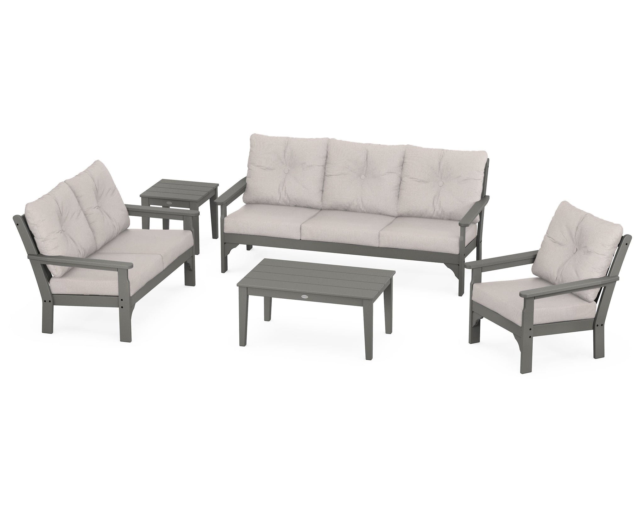 Vineyard 5 Piece Deep Seating Set