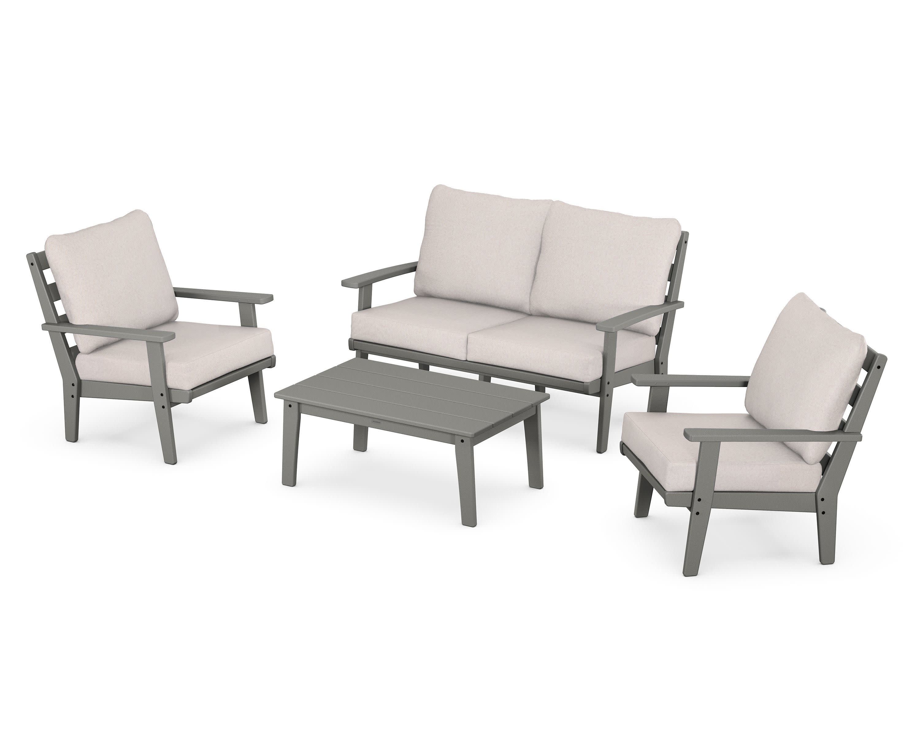 Grant Park 4-Piece Deep Seating Chair Set