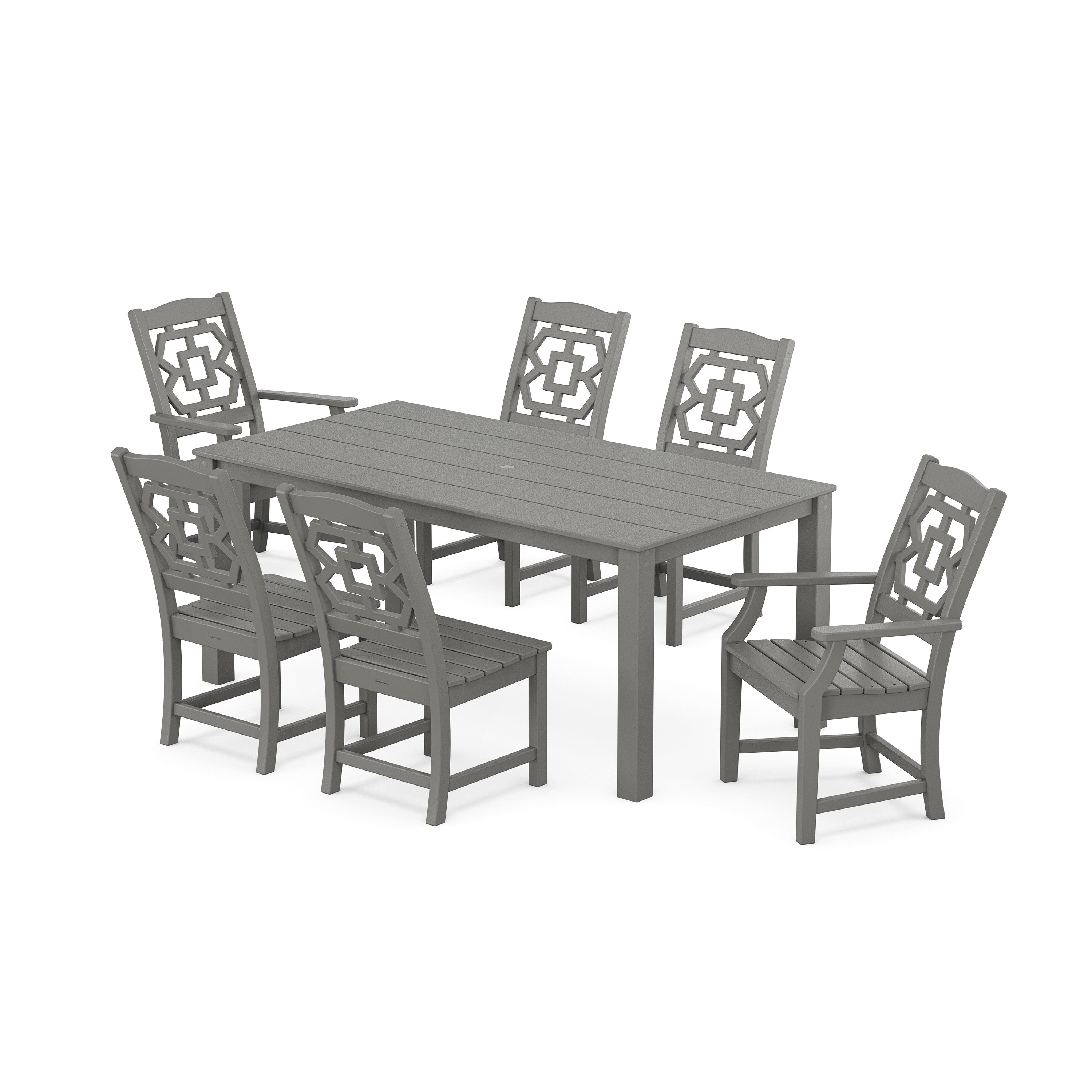 Chinoiserie 7-Piece Parsons Dining Set