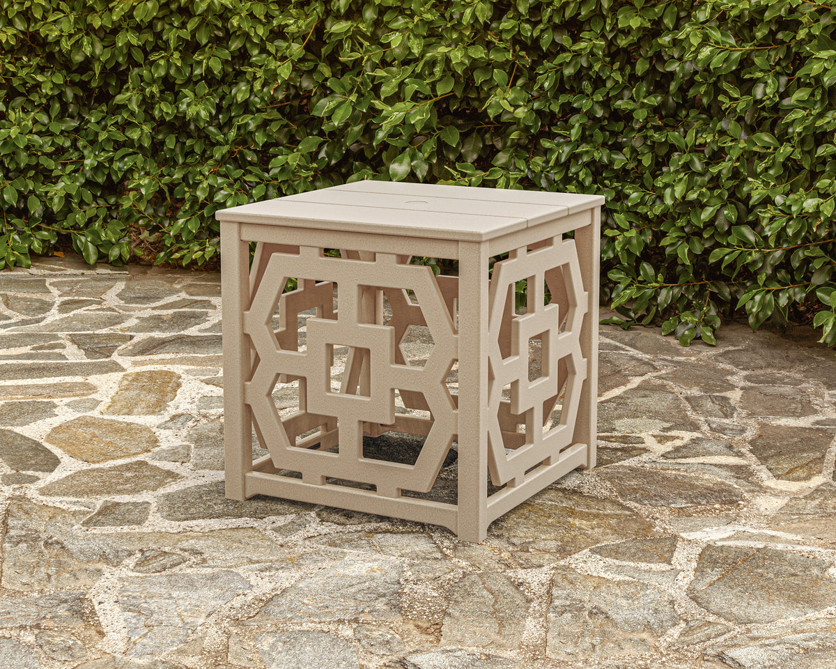Chinoiserie Umbrella Stand Accent Table