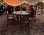 Chippendale 5-Piece Round Farmhouse Dining Set