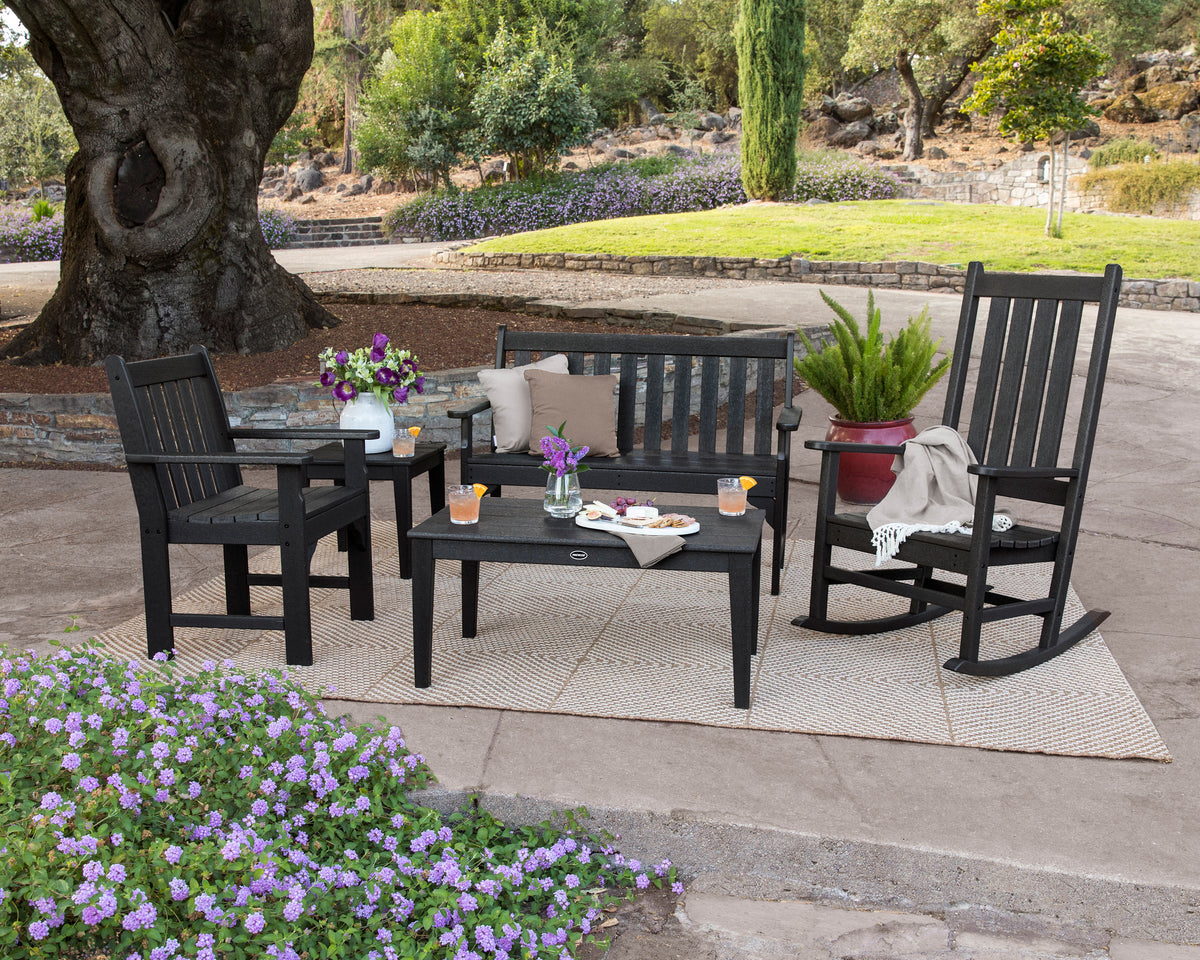 Vineyard 5-Piece Bench & Rocking Chair Set