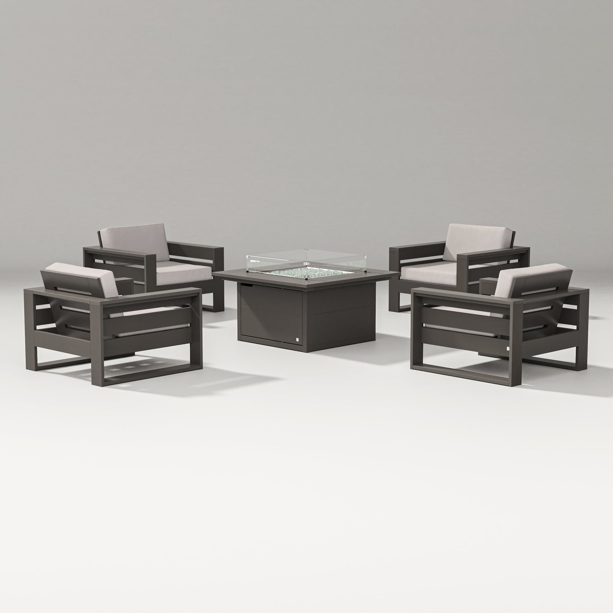 Latitude 5-Piece Lounge Fire Table Set