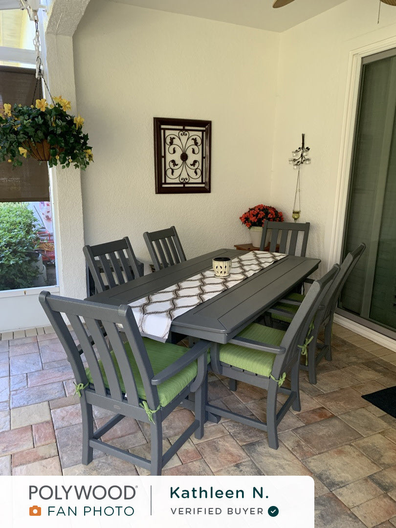 Nautical Trestle 38" x 73" Dining Table