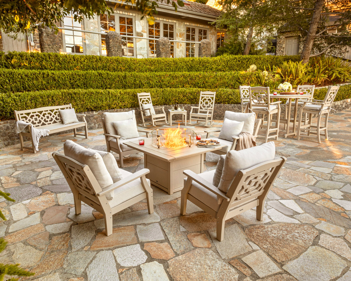 Square 42" Fire Pit Table