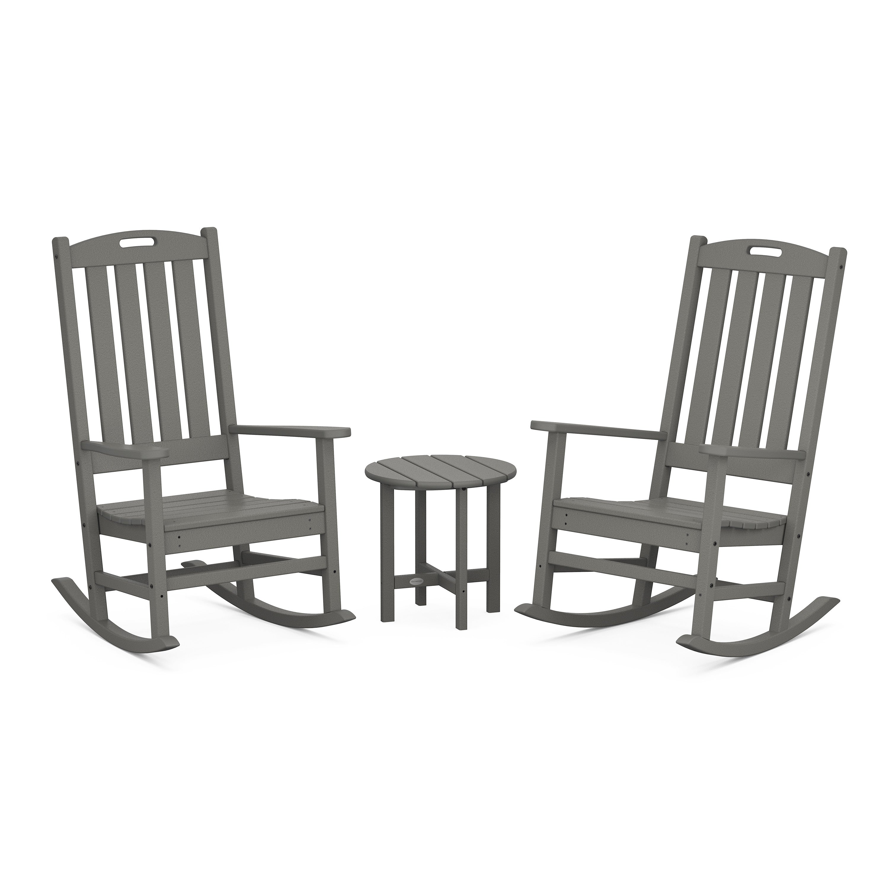 Nautical 3-Piece Porch Rocking Chair Set