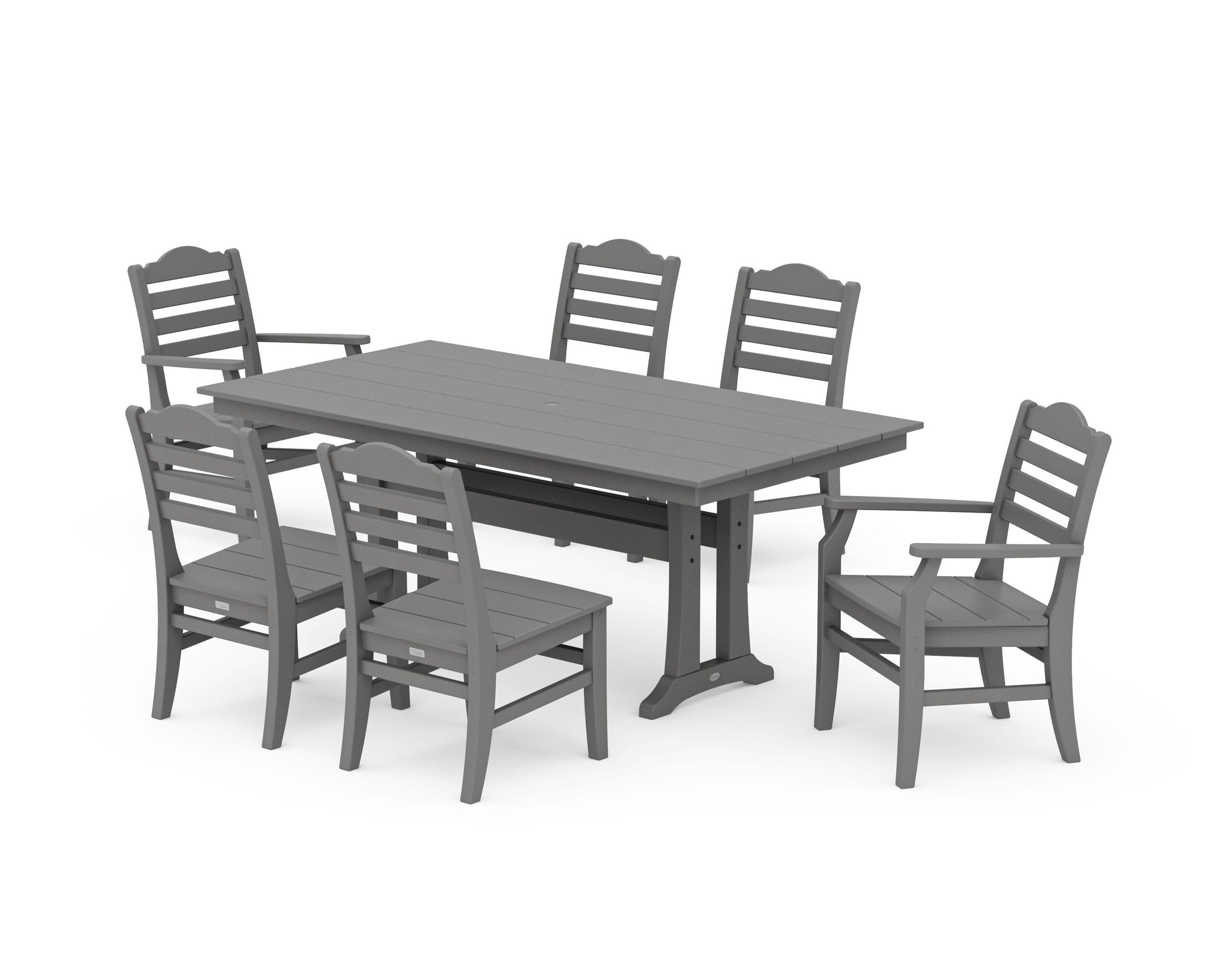 Savannah 7-Piece Farmhouse Dining Set with Trestle Legs
