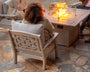Square 42" Fire Pit Table