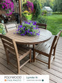 Lakeside 5-Piece Round Farmhouse Side Chair Dining Set