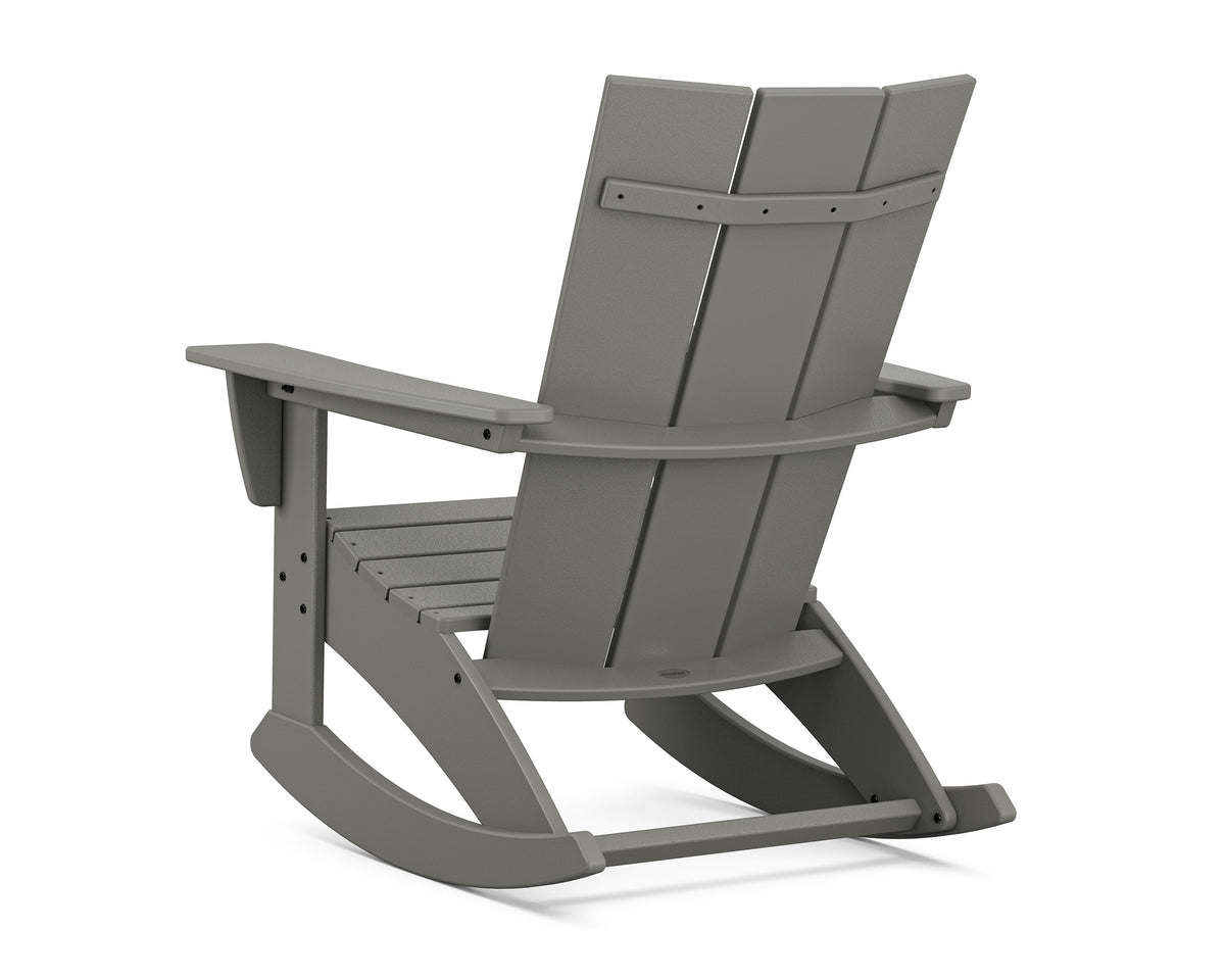 Modern Curveback Adirondack Rocking Chair
