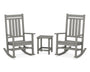 Estate 3-Piece Rocking Chair Set with Long Island 18" Side Table