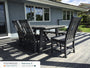 Vineyard 6-Piece Rustic Farmhouse Side Chair Dining Set with Bench