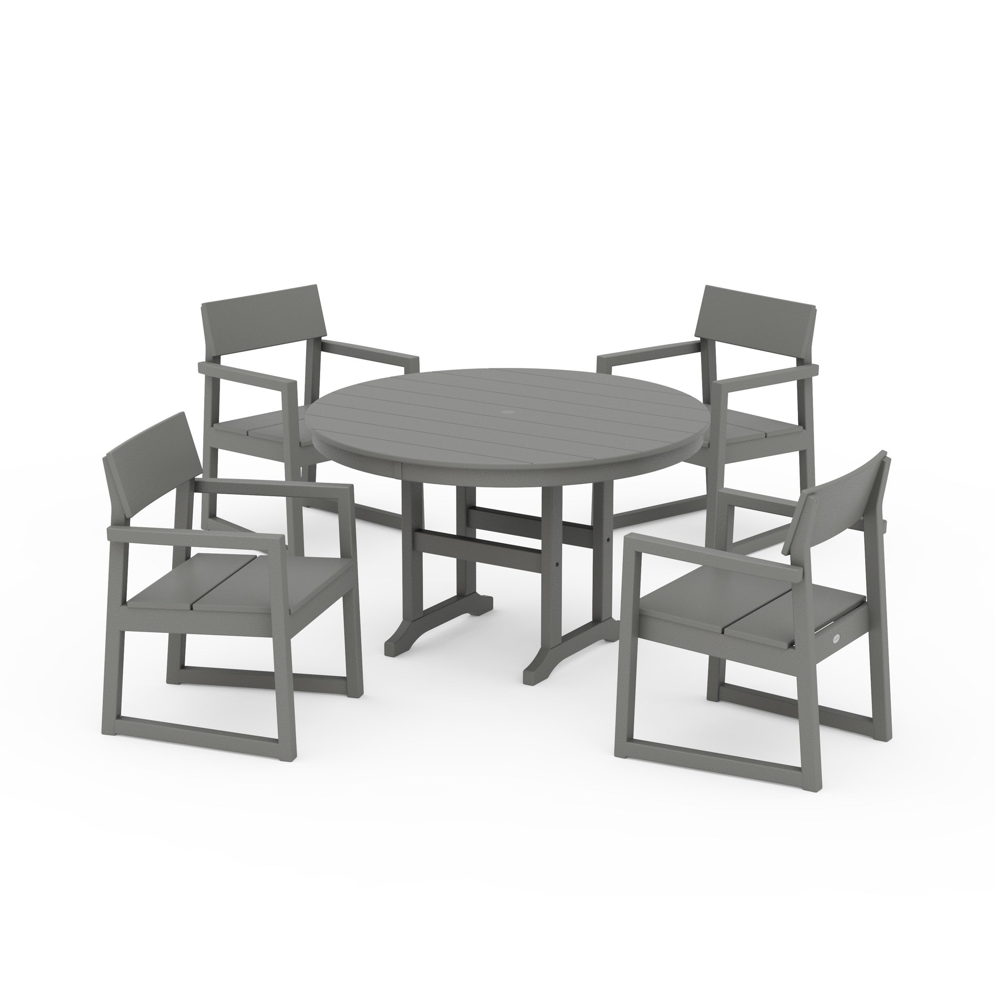 EDGE 5-Piece Round Farmhouse Dining Set