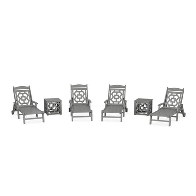 Chinoiserie 6-Piece Chaise Set
