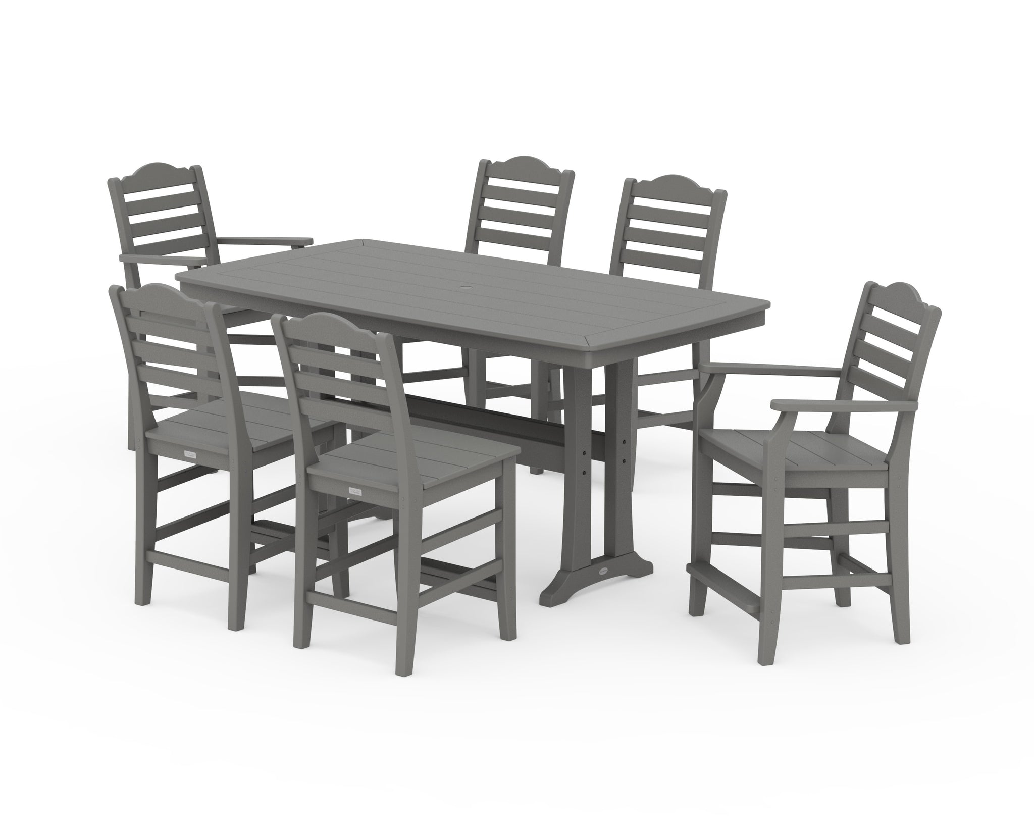 Savannah 7-Piece Counter Set with Trestle Legs