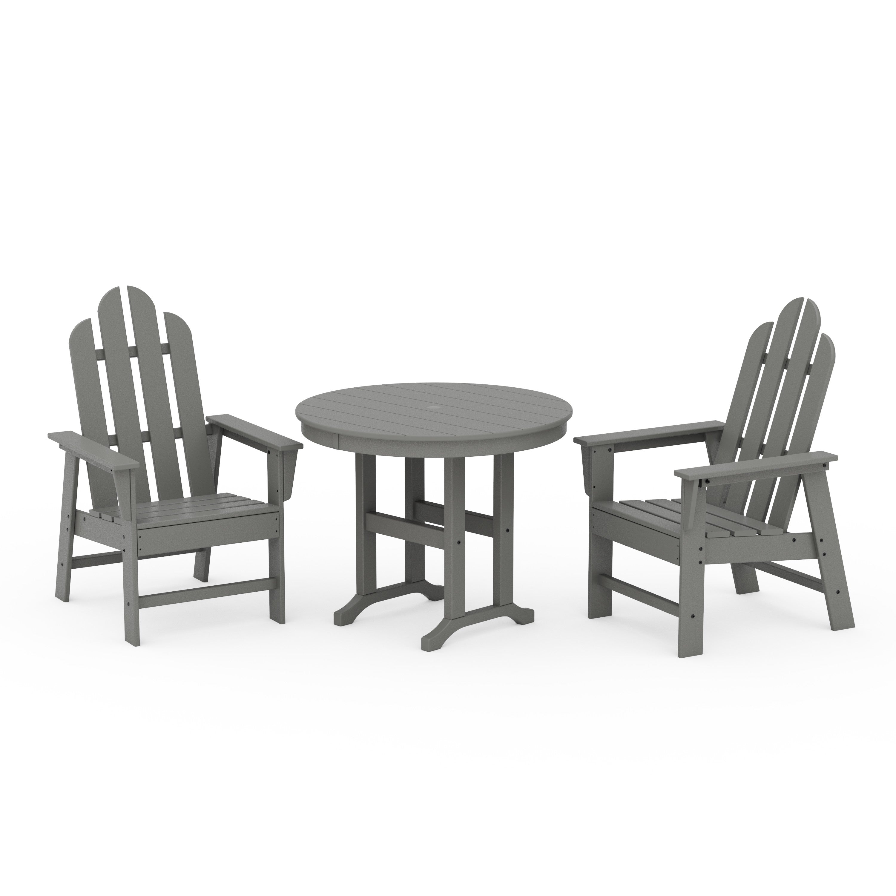 Long Island 3-Piece Round Dining Set