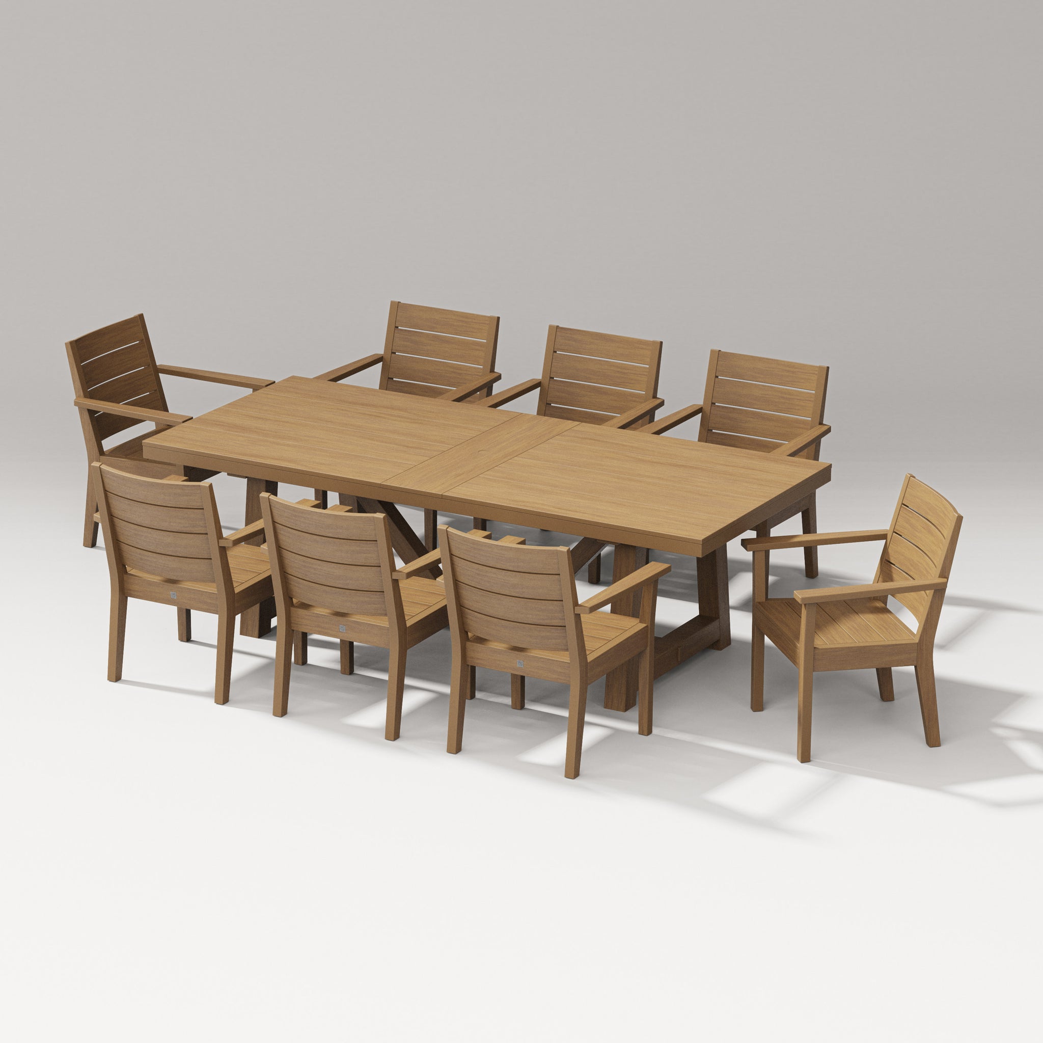 Latitude 9-Piece A-Frame Table Dining Set