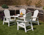 South Beach 5-Piece Round Farmhouse Dining Set