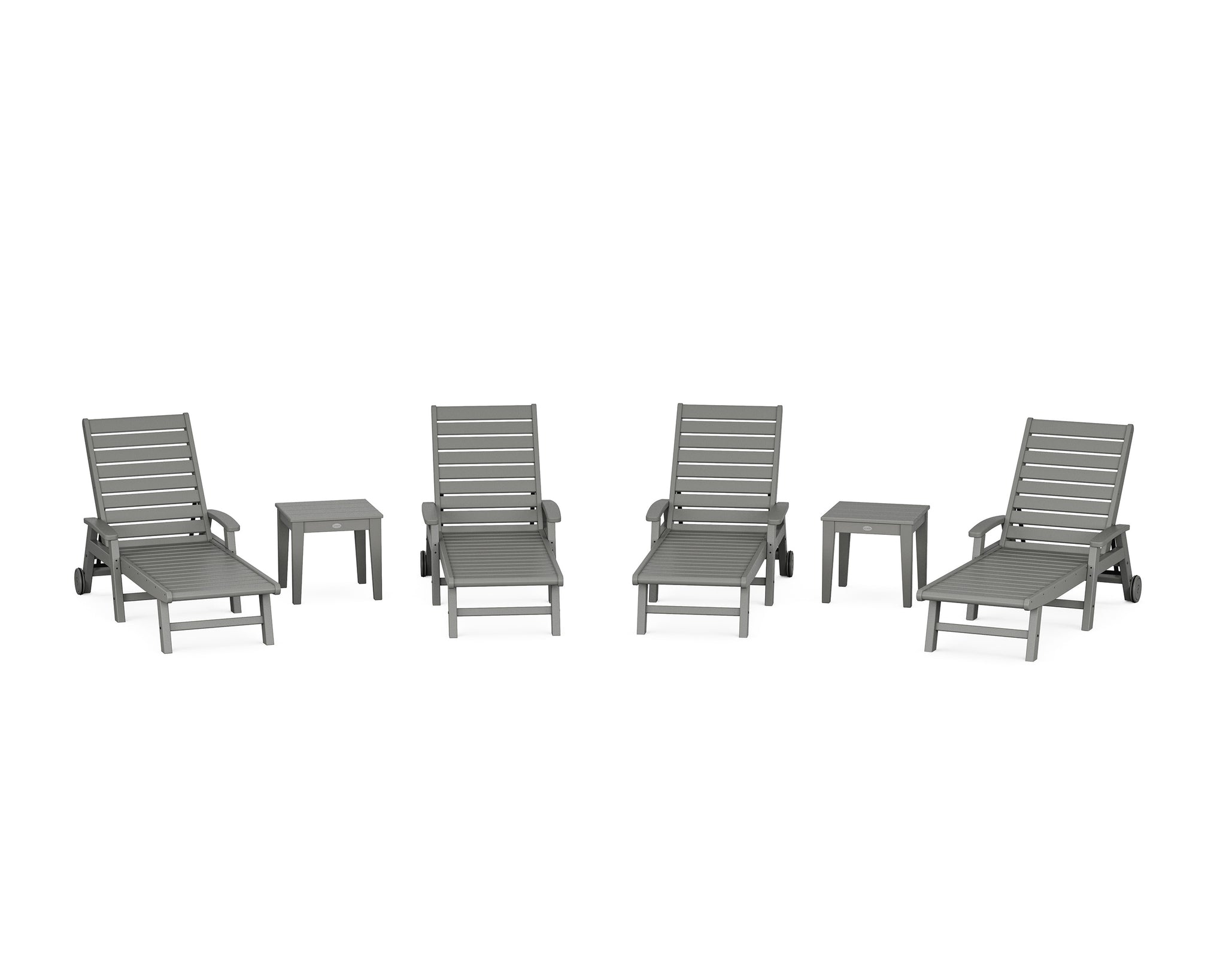 Signature Chaise 6-Piece Set with Wheels
