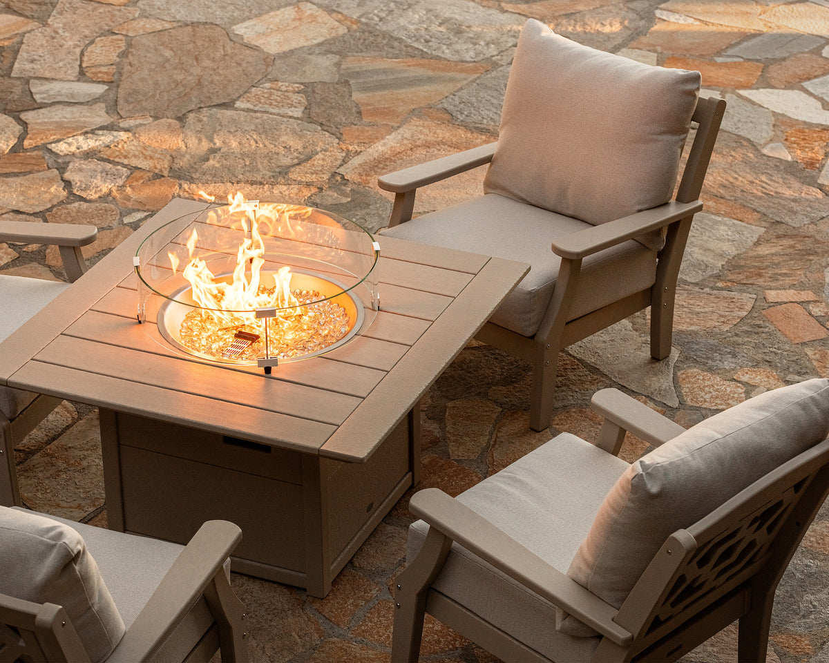 Square 42" Fire Pit Table