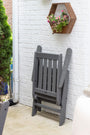 Vineyard Folding Chair 7-Piece Dining Set with Trestle Legs
