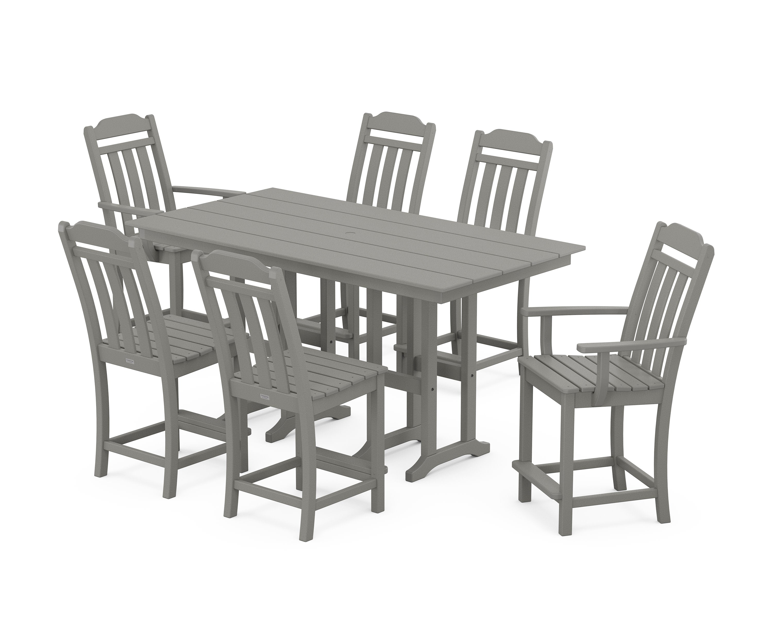 Cottage 7-Piece Farmhouse Counter Set