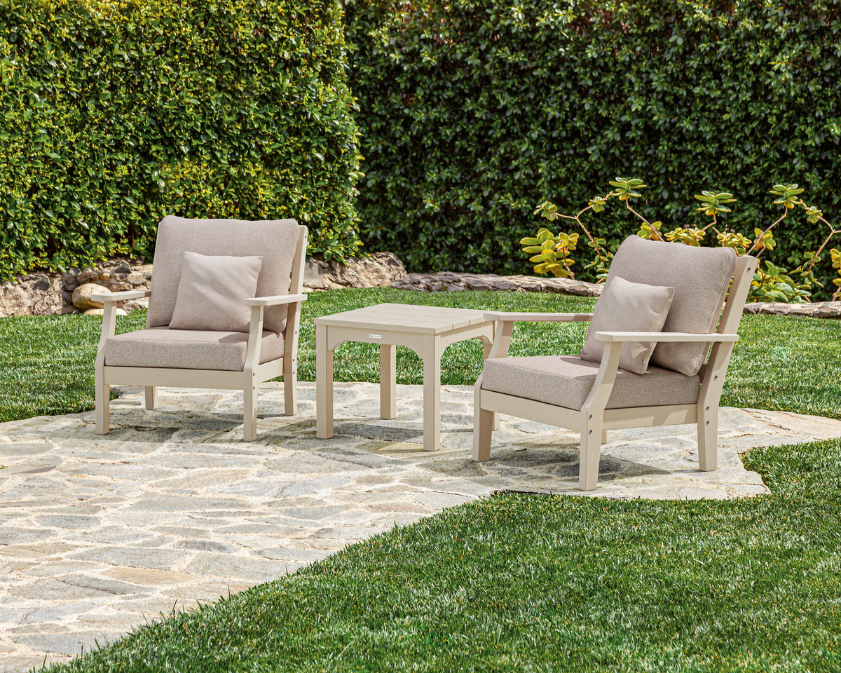 Chinoiserie 3-Piece Deep Seating Set